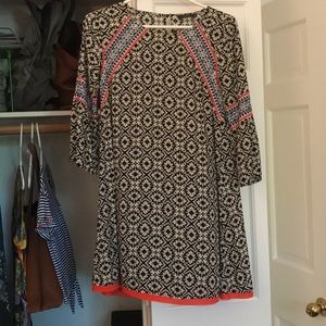 THML patterned shift dress